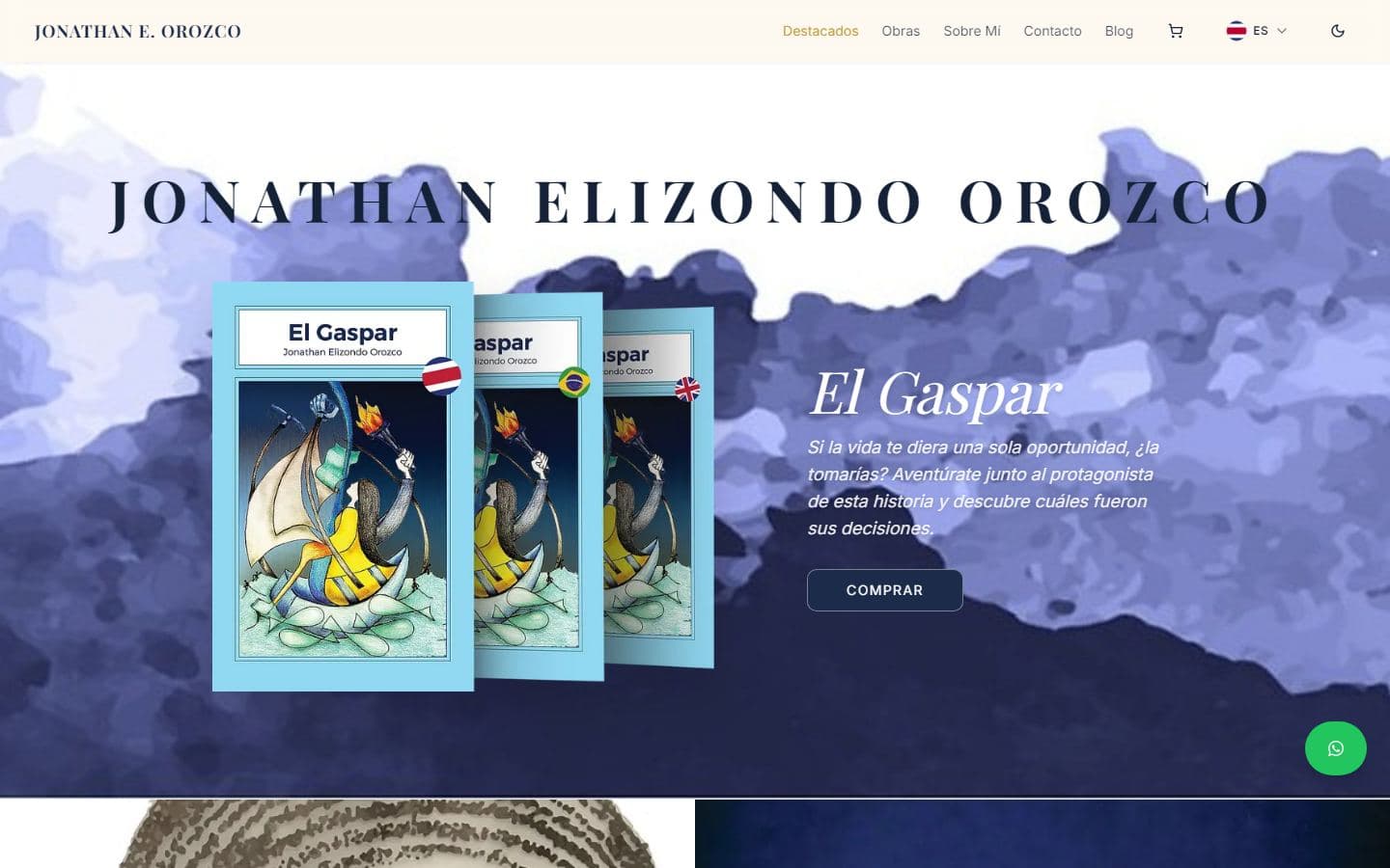 Sitio web de Jonathan Elizondo Orozco hecho por We Do IT With AI