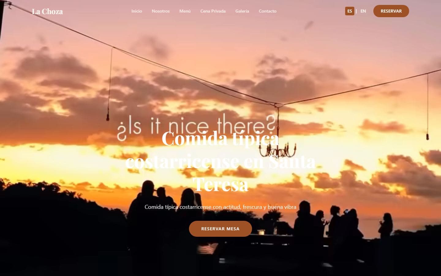 Sitio web de La Choza